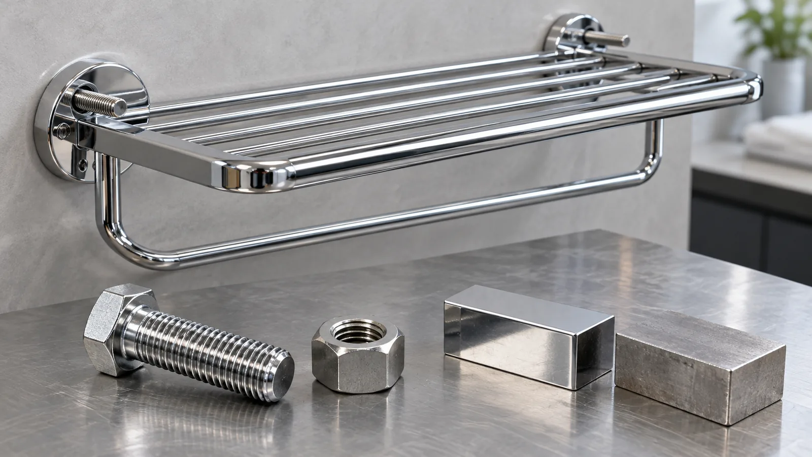 Coated metric rack bolts and matching nuts arranged for a supplier specification review