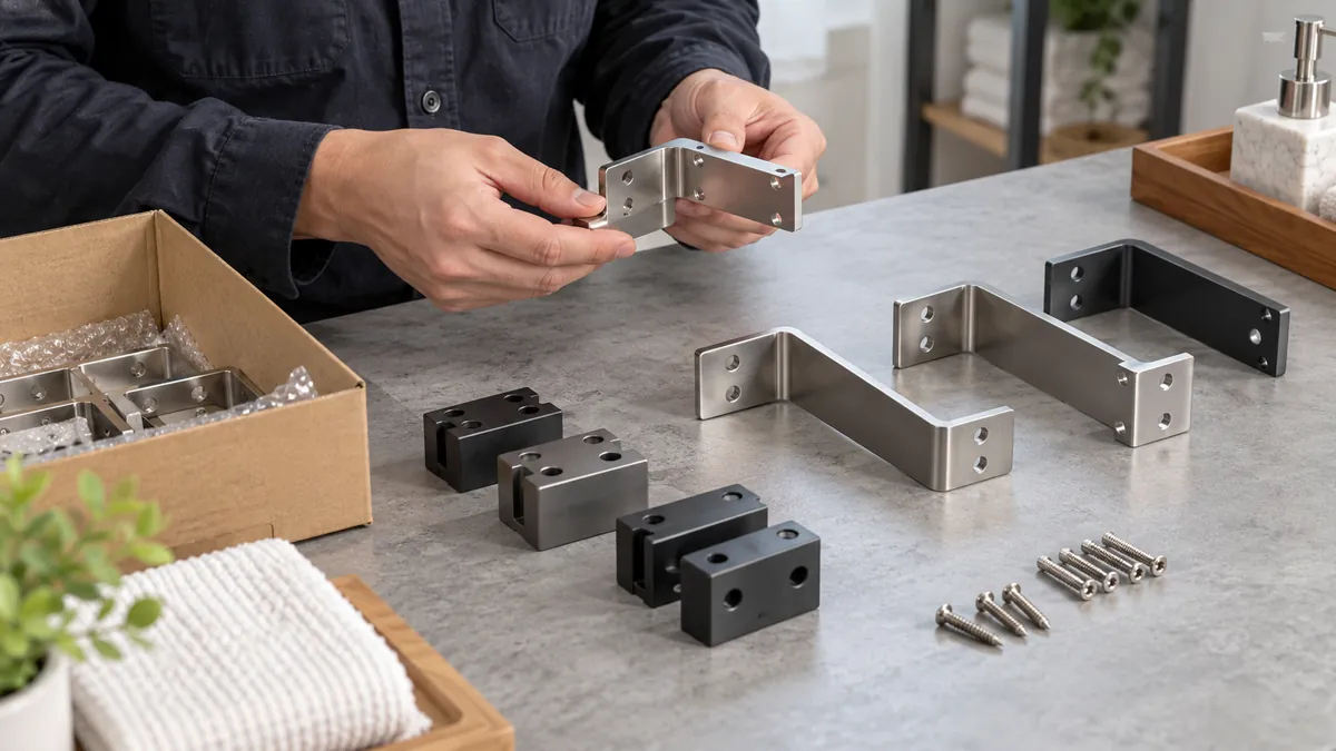 Buyer reviews offset brackets and separate tooling blocks for access planning