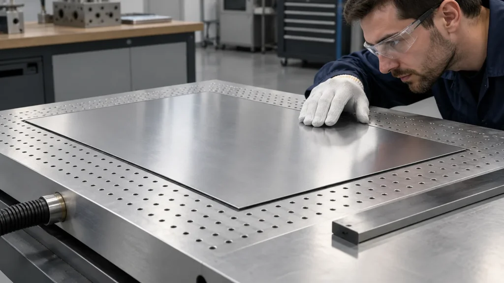Vacuum Fixture Clamping Thin Sheet Leakage Surface Flatness for Hardware Buyers