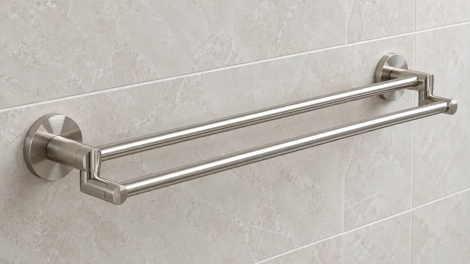 double towel bar spacing