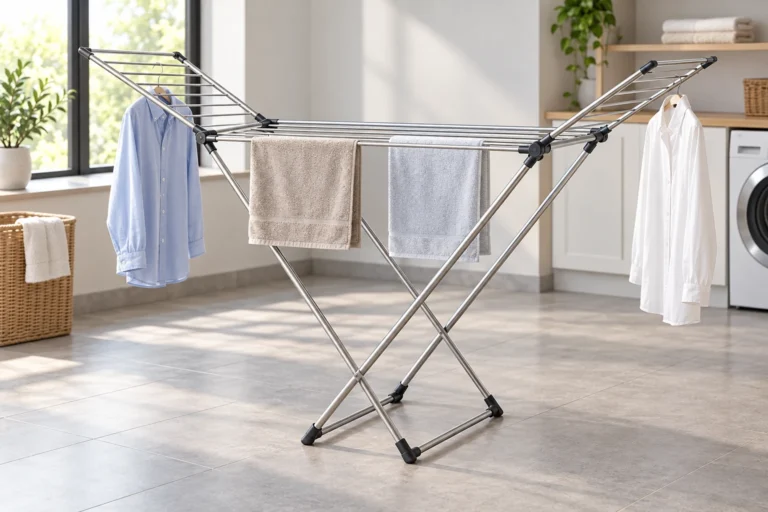 laundry drying rack bar spacing