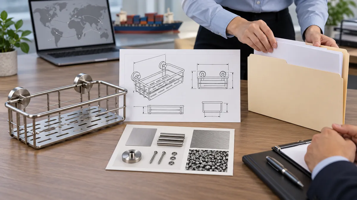 Conceptual manufacturer-to-importer product information handoff for broker review