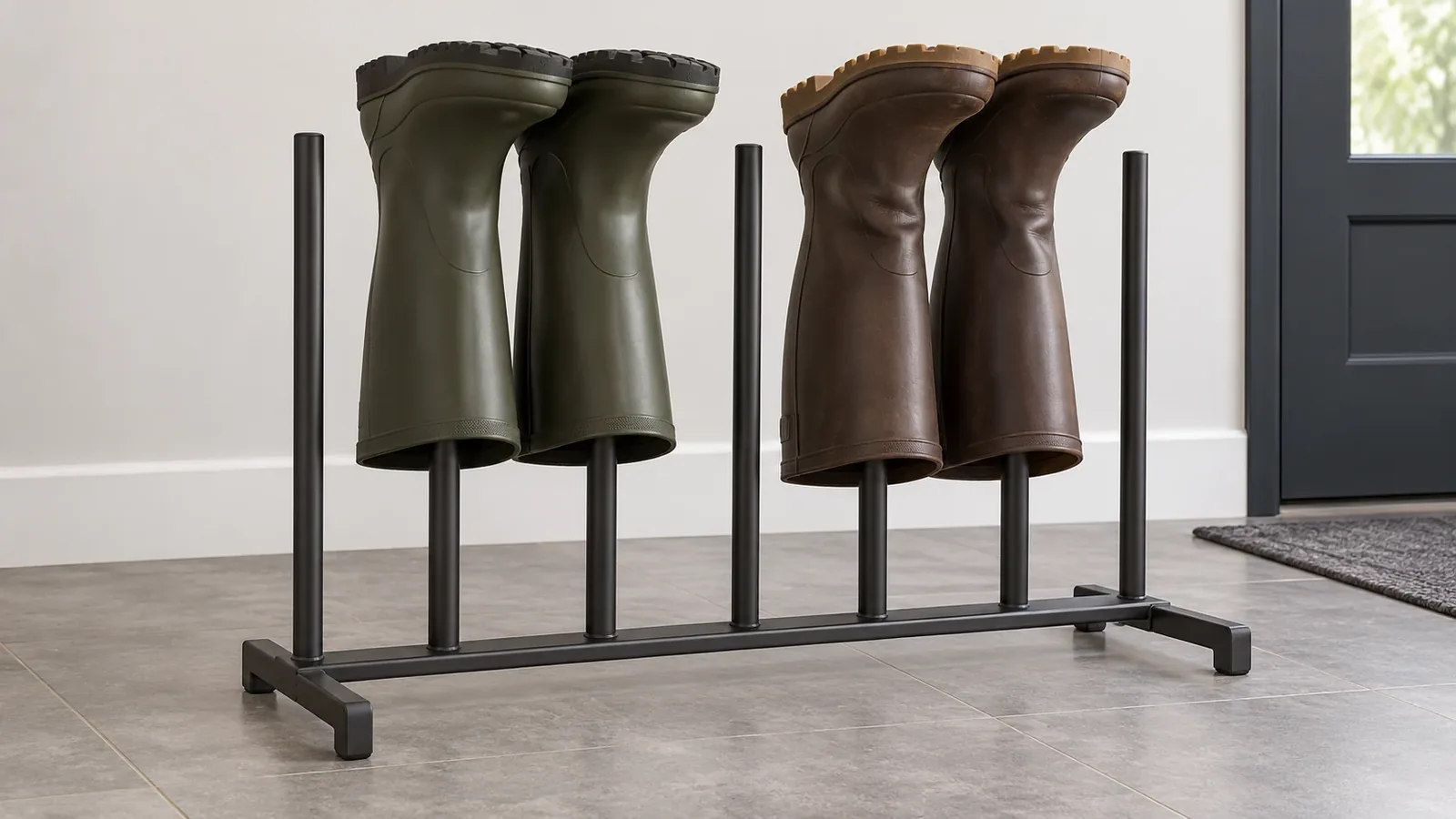 upside down boot rack