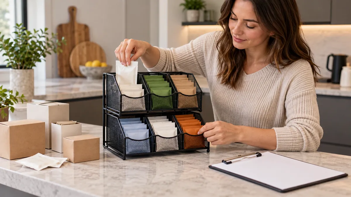 Buyer sample review for Tea-Bag Organizer Racks