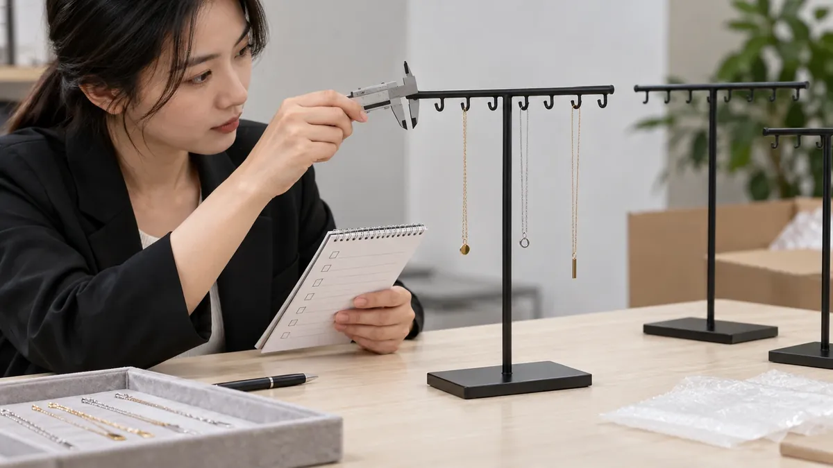 Buyer sample review for Metal Necklace Stands