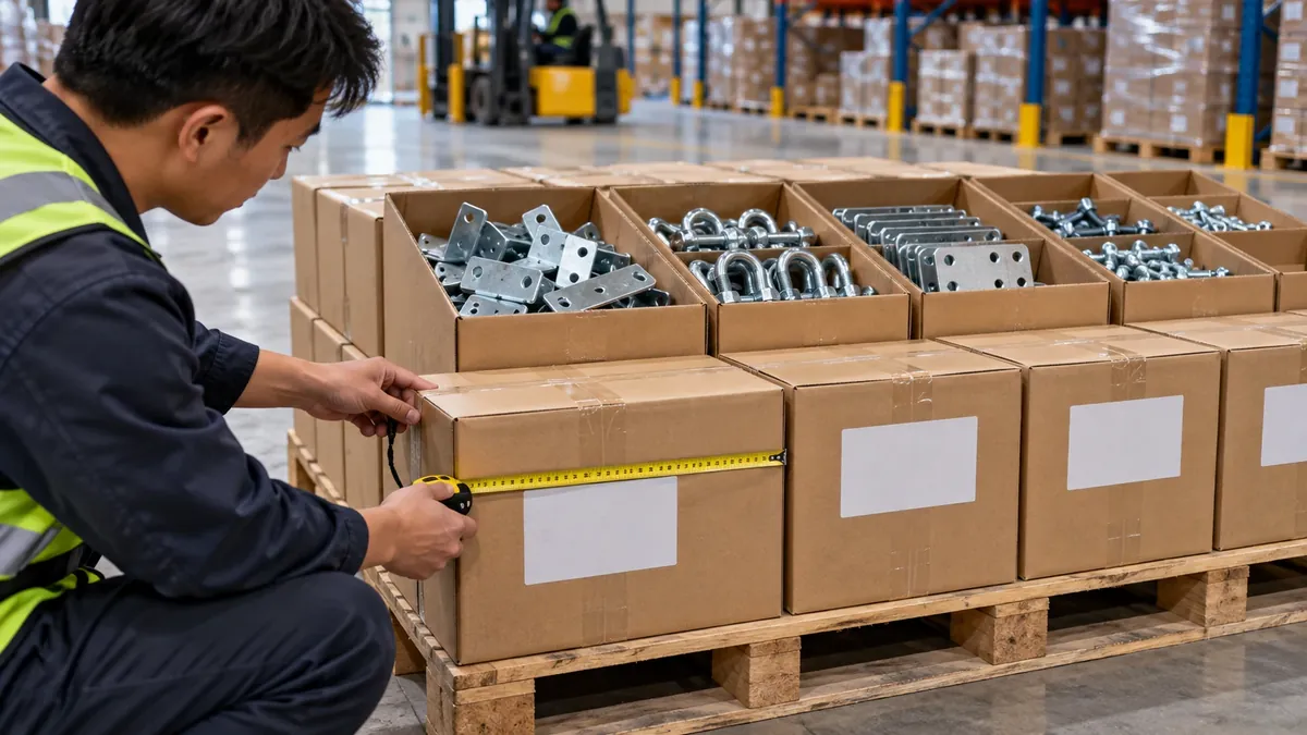 Product fit and component details for Mixed-SKU Pallet Builds for Hardware Importers