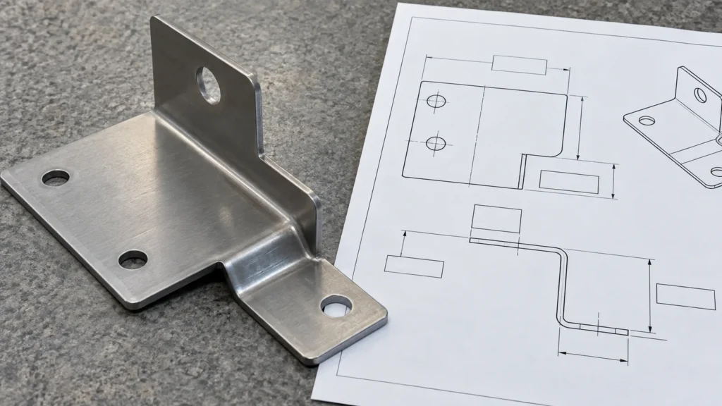 Sheet Metal Hole Distance from Bend Line Distortion Mounting Plate Guide