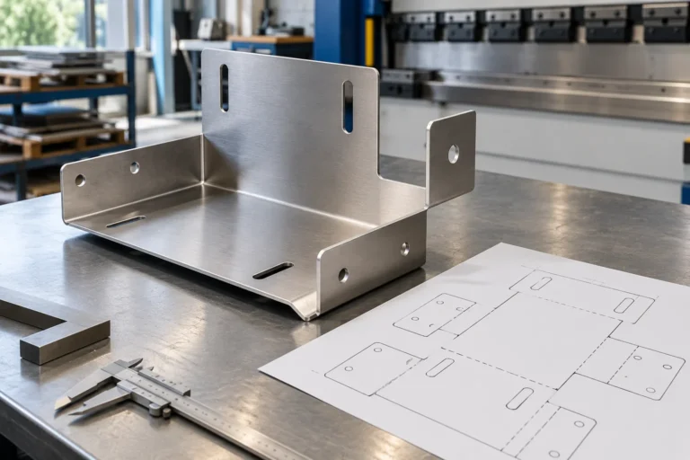 Multi-bend sheet-metal component and flat pattern for sequence review