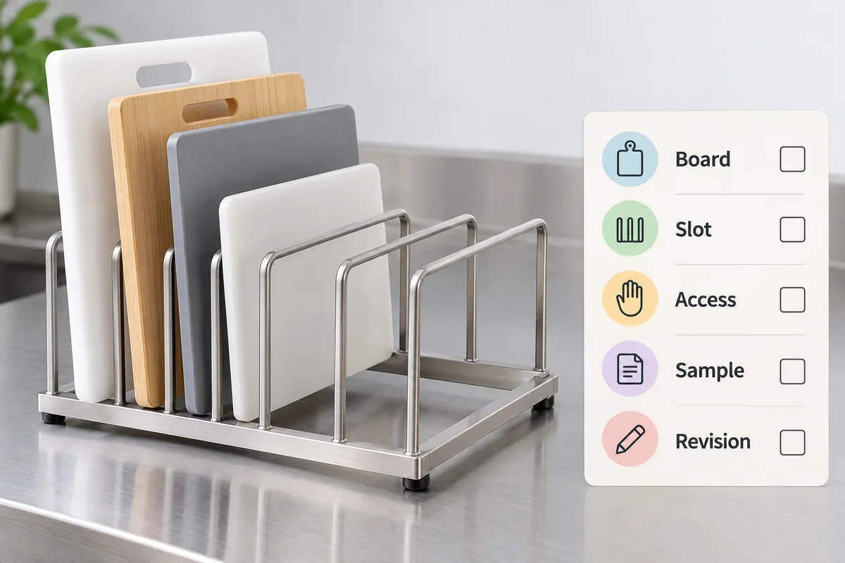 Buyer checklist for board thickness, rack slot opening, access and sample revision