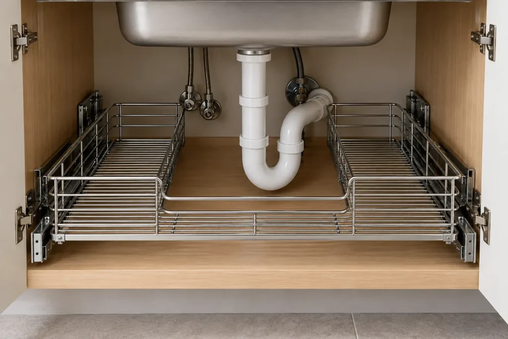 U Shaped Under Sink Drawer Plumbing Clearance: OEM Guide